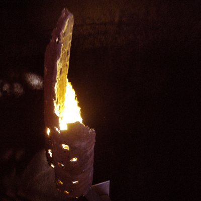 Simon Hof: Keramische Lichtskulptur