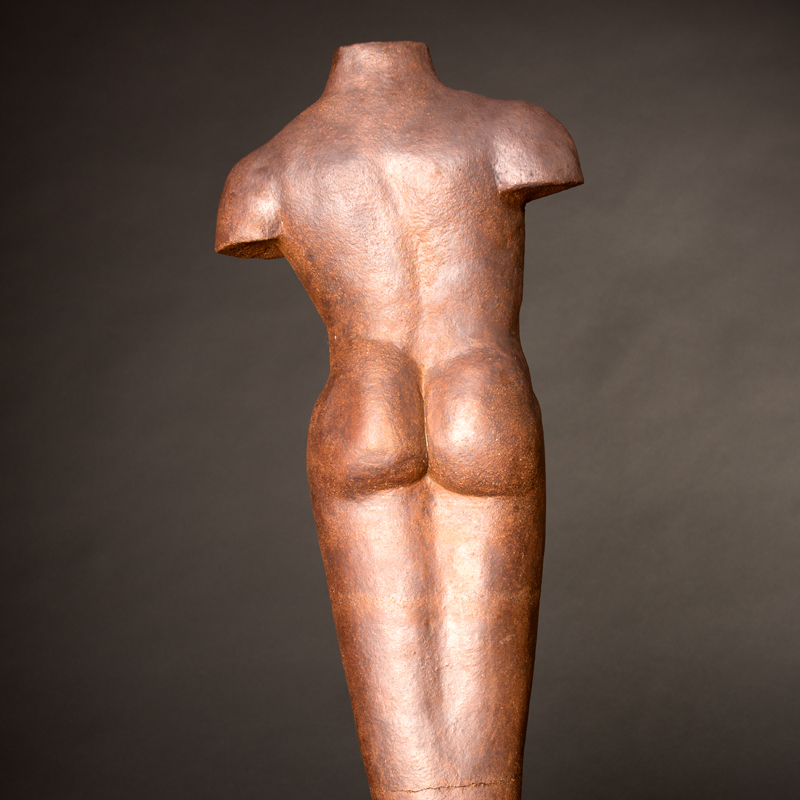 Simon Hof: grosser Mnnertorso, Bronze