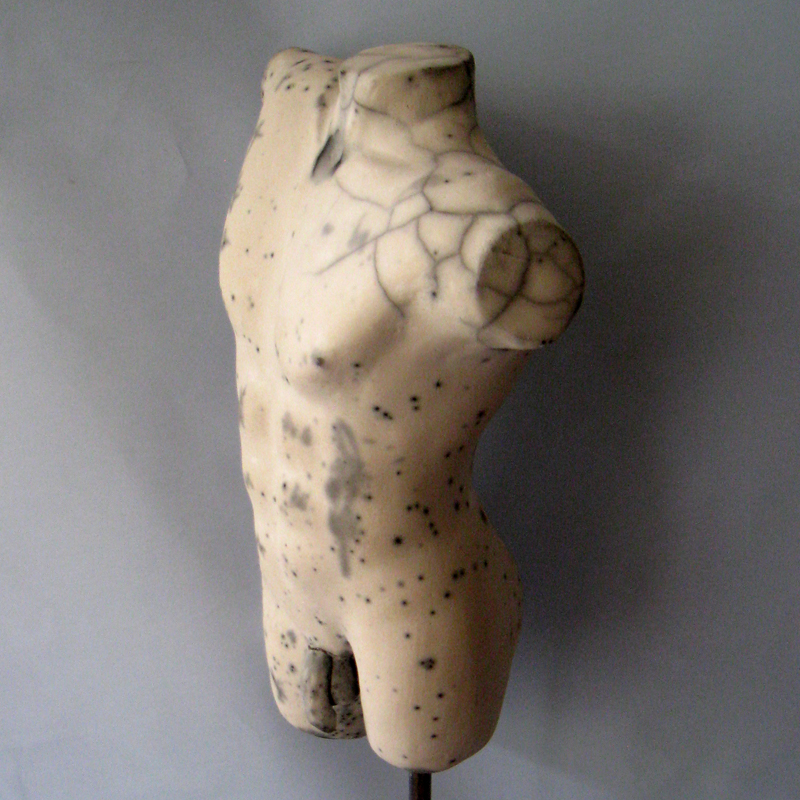 Simon Hof: Nackt Raku Marmor Torso